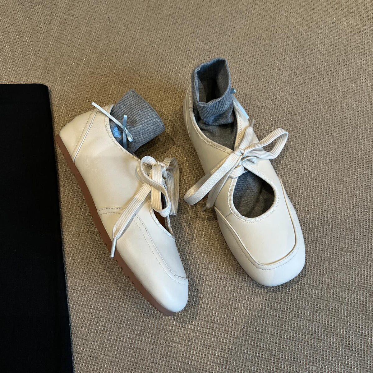 Damen Ballerinas Komfort Sockenschuhe Modisch