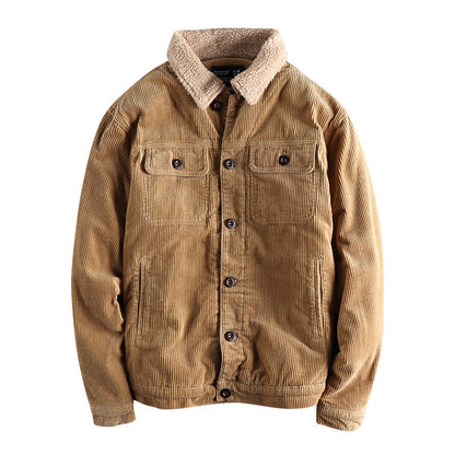 Herren Cordjacke mit kuscheligem Futter und praktischen Taschen BerlinGlamour.