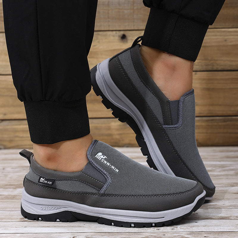 Damen Slip-On Schuhe Atmungsaktiv Rutschfest Bequem