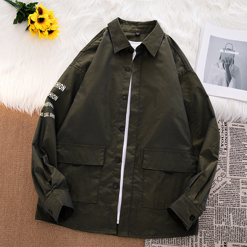 Herren Jacke Modern Utility Style mit vielen Taschen