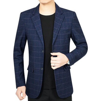 Herren Blazerjacke Karomuster Modern Elegant