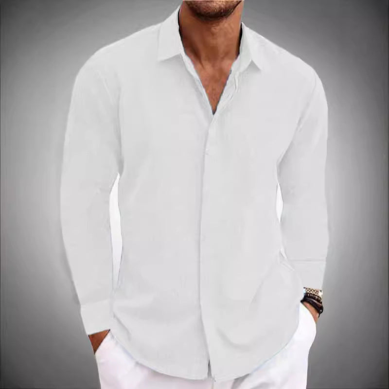 Herren Hemd Modern Strukturstoff Elegant