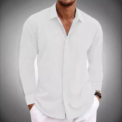 Herren Hemd Modern Strukturstoff Elegant
