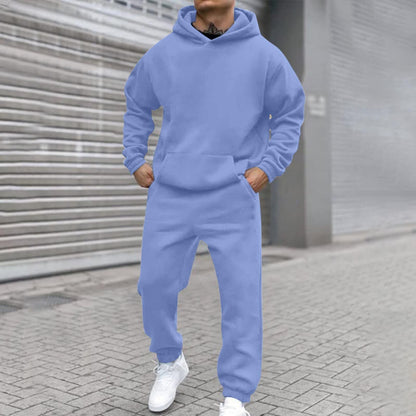 Bequemer Herren Freizeitanzug Oversized mit Kängurutasche