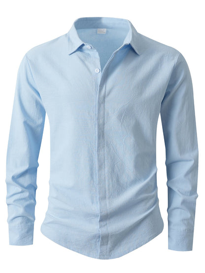 Herren Hemd Slim Fit Elegantes Casual Design