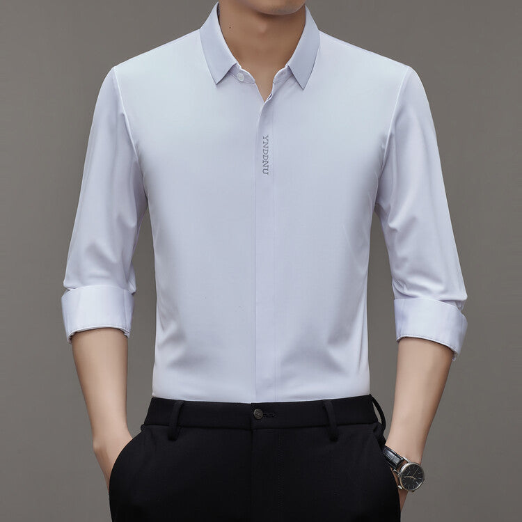 Herren Langarmhemd Modern Feuchtigkeitsregulierend