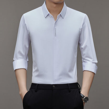 Herren Langarmhemd Modern Feuchtigkeitsregulierend
