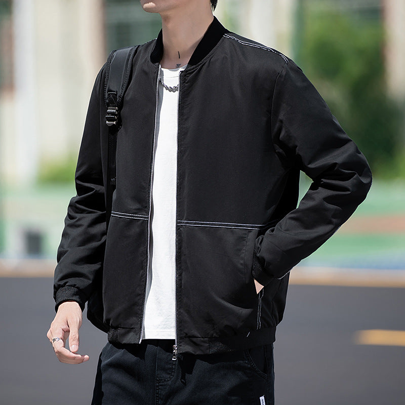 Herren Windbreaker Jacke Sportlich Wasserabweisend