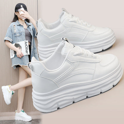 Damen Plateau Sneaker atmungsaktiv Komfort Laufsohle - BerlinGlamour