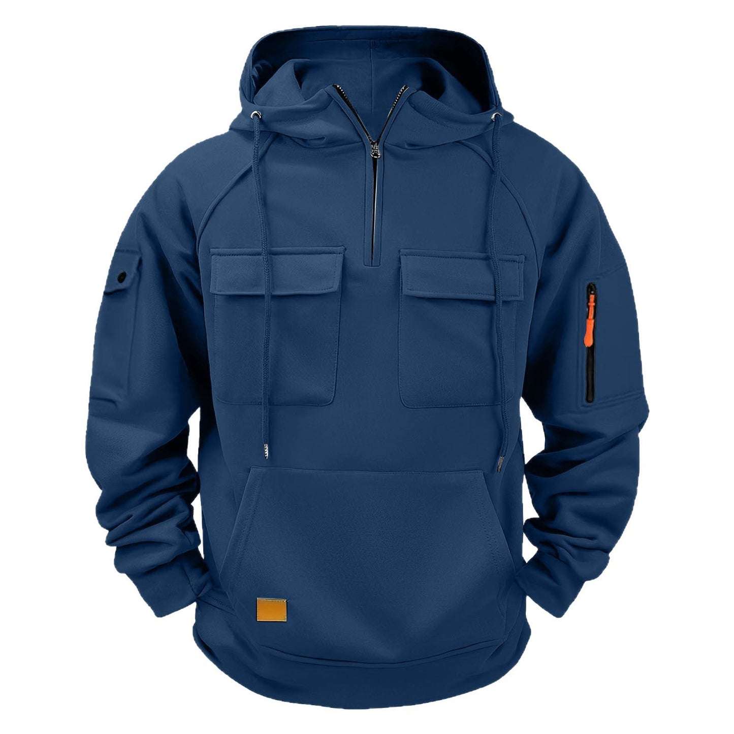 Herren Alltags-Hoodie mit praktischen Taschen BerlinGlamour: Herren Alltags-Hoodie ist ein stylisches und vielseitiges Accessoire für Damen, das mit einer Vielzahl von praktischen und modischen