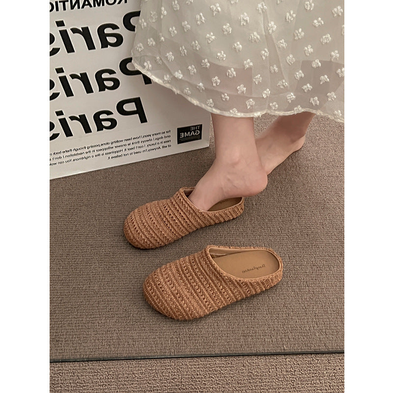 Damen Hausschuhe Warm Bequem Heidi Stil