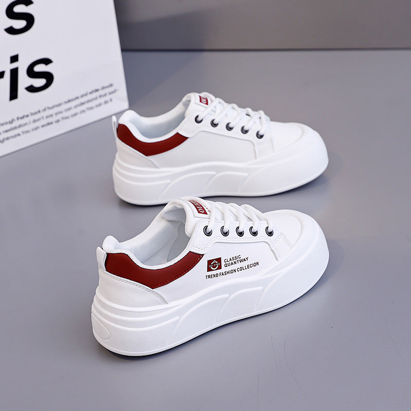 Damen Sneaker Plateau KomfortSchuhe Atmungsaktiv