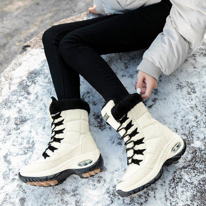 Damen Winterstiefel Warm Isoliert Griffig