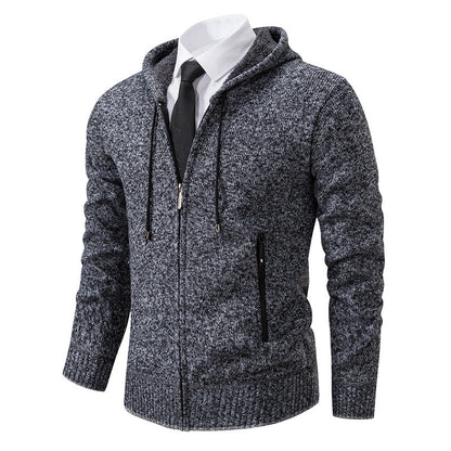 Herren Kapuzenjacke Sportlich Warm Isoliert mit Taschen