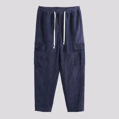Bequeme Herren Cargo-Hose Elastischer Bund Stretch
