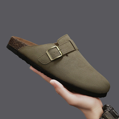 Damen Clogs Elegante mit verstellbarem Riemen und rutschfester Sohle