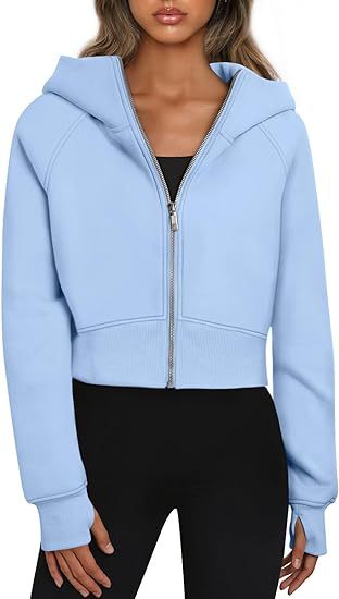 Kapuzenjacke Damen Kurz Reißverschluss Modern