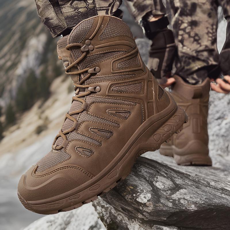 Herren Militärstiefel Robust Outdoor Wanderschuhe