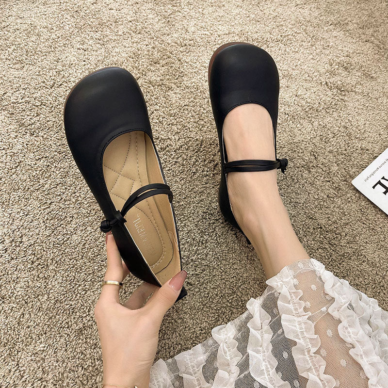 Damen Ballerinas Bequem Elegante Weiche Innensohle