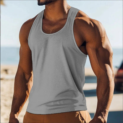 Herren Sport Tanktop Leicht Modern Atmungsaktiv