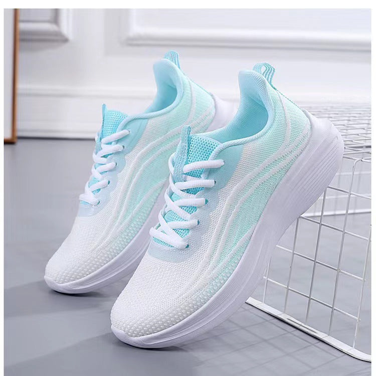 Damen Sneaker Leicht Sportlich Atmungsaktiv Flexibel Laufschuhe
