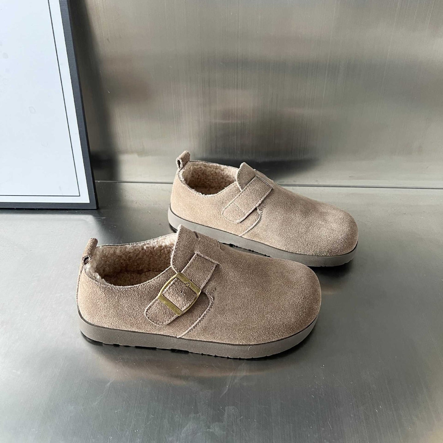 Damen Clogs Weich Bequem Verstellbarer Riemen