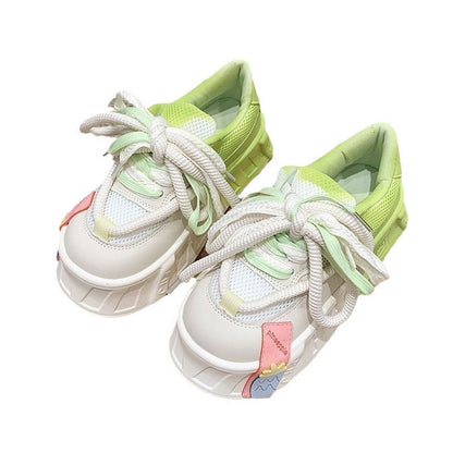 Damen Sneaker atmungsaktiv Farbenfroh Komfortschuh