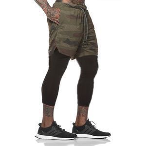 Herren Trainingshosen Elastisch Mit integrierten LeggingsSport