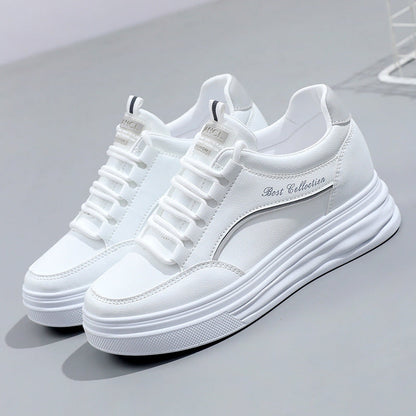 Damen Sneaker Plattform Schuhe Weich und Atmungsaktiv