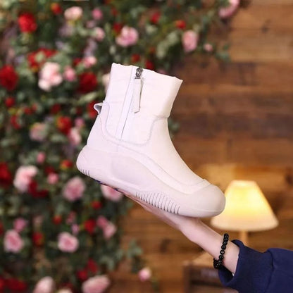 Damen Stiefel Sportlich Elastisch Rutschfest