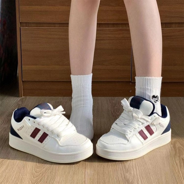 Damen Sneaker Weiß atmungsaktiv Modern Sport