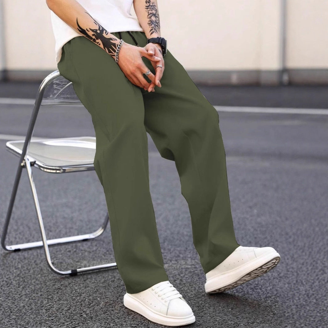 Bequeme Herren Chino Hosen Lockere Freizeithosen