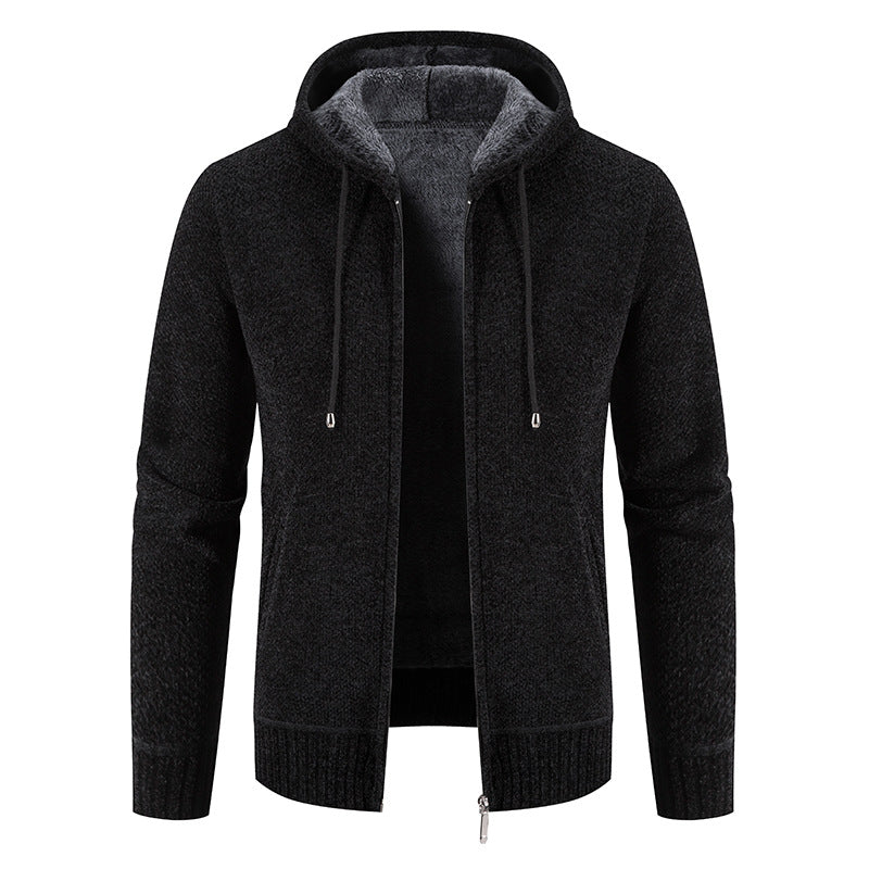 Herren Kapuzenjacke Weich Innenfutter Modern Design