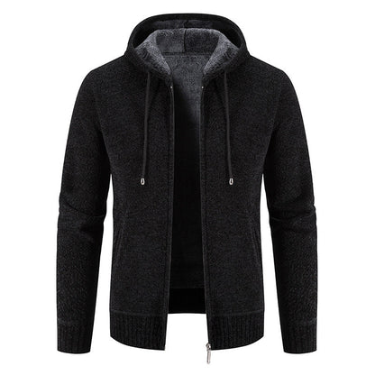 Herren Kapuzenjacke Weich Innenfutter Modern Design