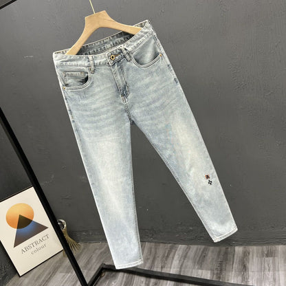 Herren Jeans Slim Fit Modern Lässig Berlin Style