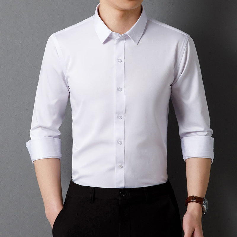 Herren Langarmhemd Slim Fit Baumwolle Berlin Style