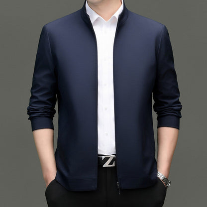 Herren Steppjacke Elegant Modern Mit Stehkragen