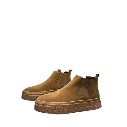 Damen Chelsea Boots Weich Rutschfest Winterstiefel