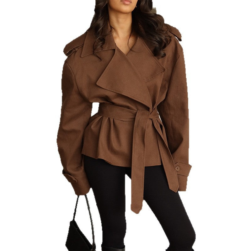 Damen Überwurfjacke Modern Lässig Trendy