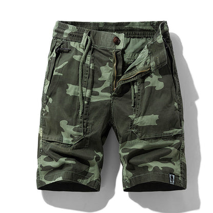 Herren Cargoshorts Elastischer Bund Multifunktions-Taschen