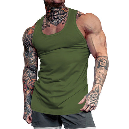 Herren Fitness Tanktop Sportlich Funktionell