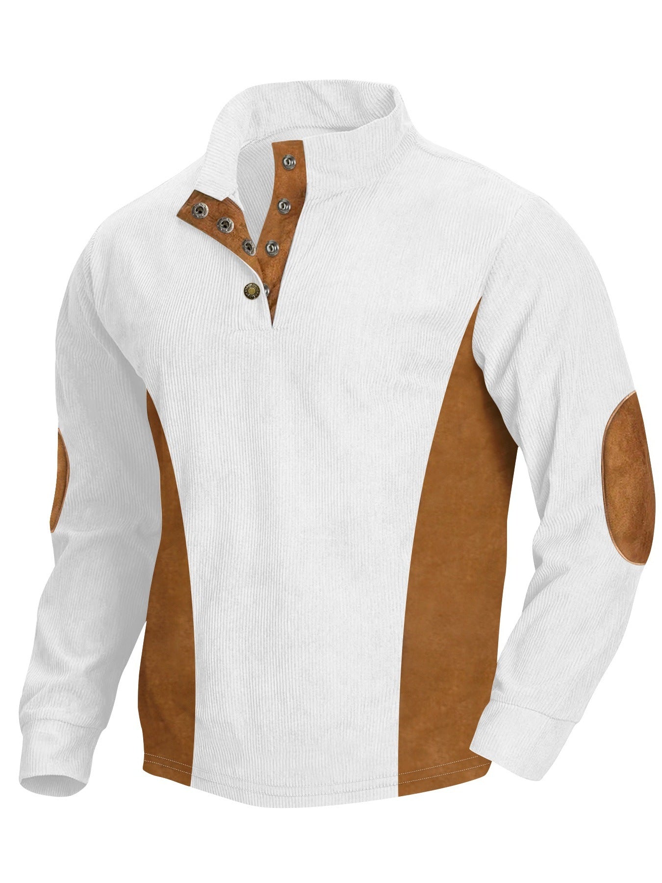 Herren Langarm-Shirt Modern Ripp-Design Elegantes Design