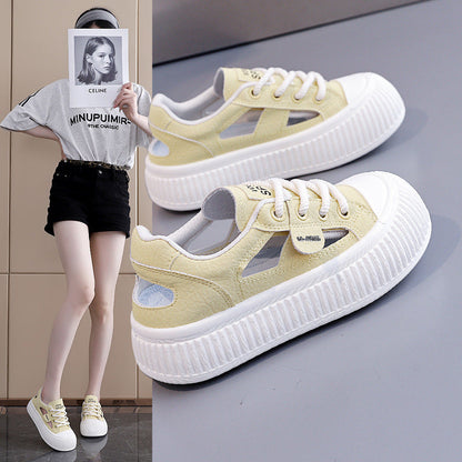 Damen Sneakers Hoch Modisch Atmungsaktiv Sportlich - BerlinGlamour