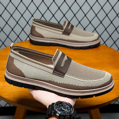 Damen Sport Schuhe Slip-On Elastisch Bequem