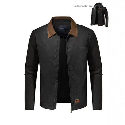 Herren Outdoor-Jacke mit abnehmbarer Kapuze Funktionell