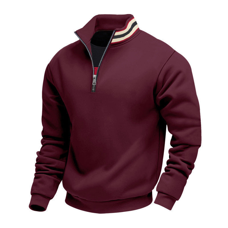 Herren Sportpullover Modern Athletisch Grün