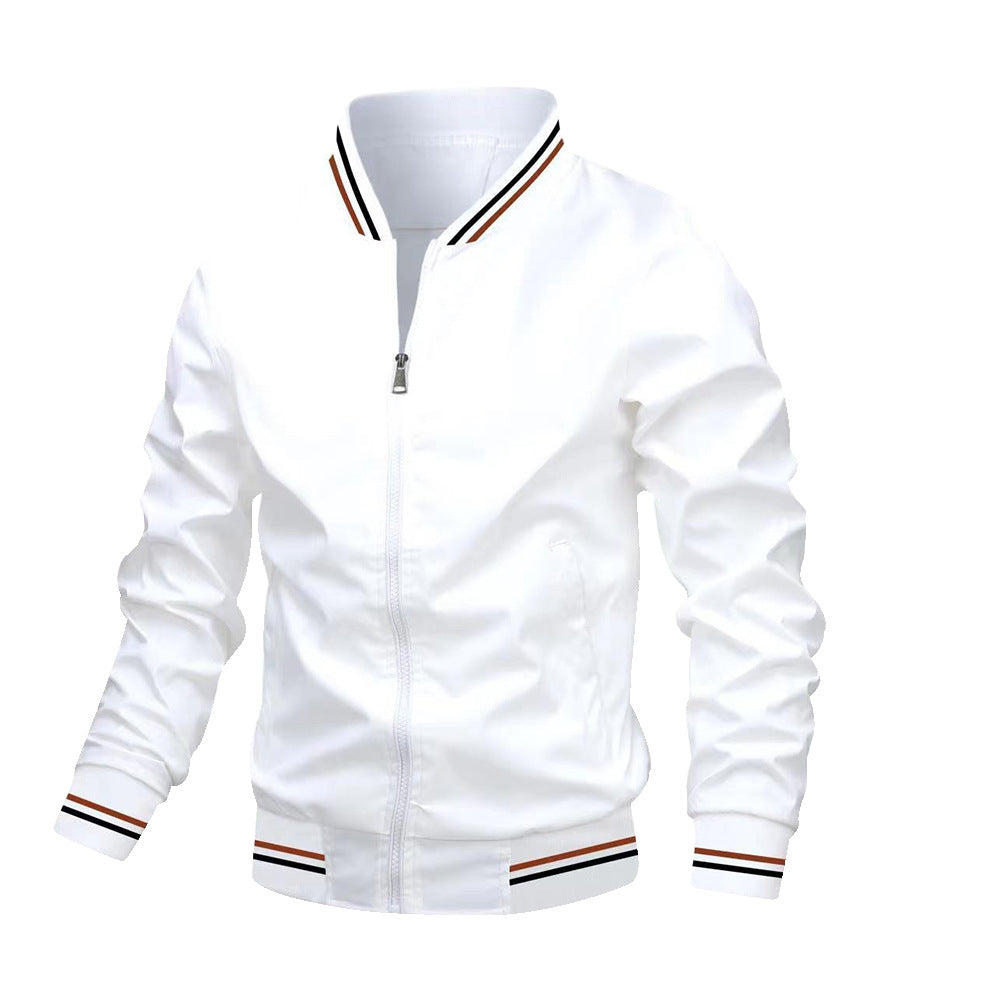 Leichte Bomberjacke Stehkragen Modern