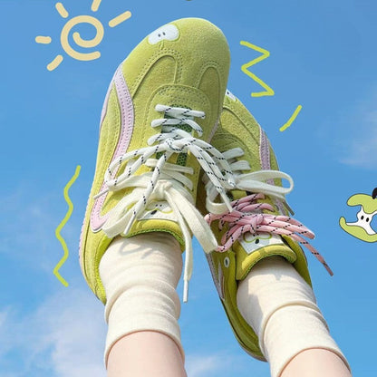 Damen Sneaker Sportlich Weiß Komfortabel Laufschuhe