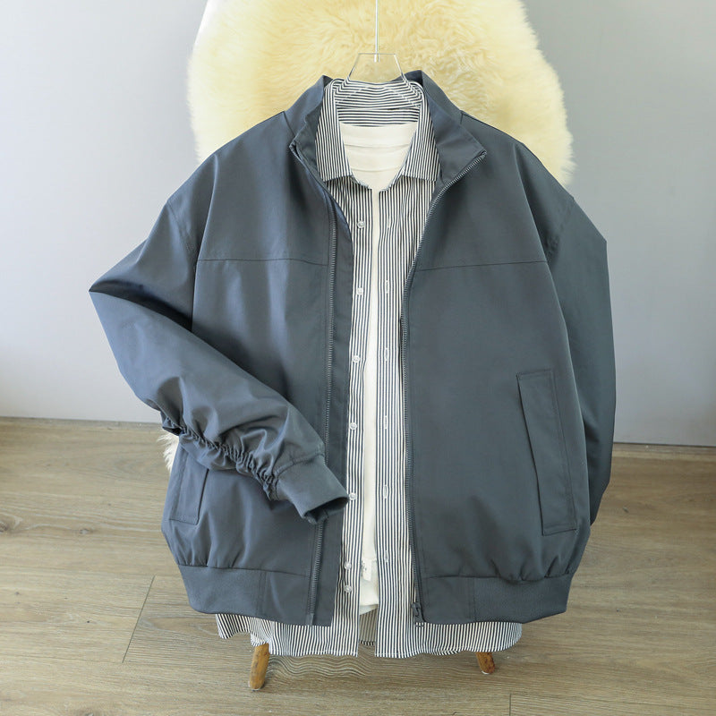 Herren Übergangsjacke Elastisch Praktisch Mit Taschen