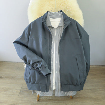 Herren Übergangsjacke Elastisch Praktisch Mit Taschen